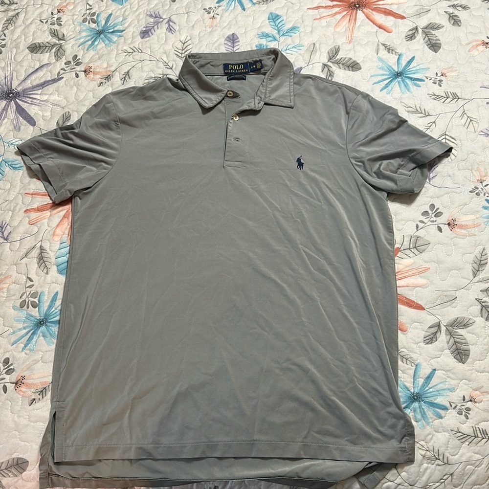 Polo by Ralph Lauren performance gray shirt, excellent condition, size large men